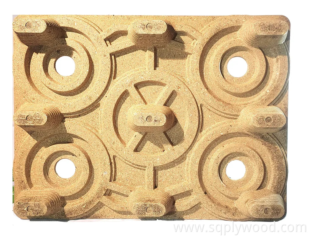 Fumigation-Free Nestable Compressed Wood Pallet